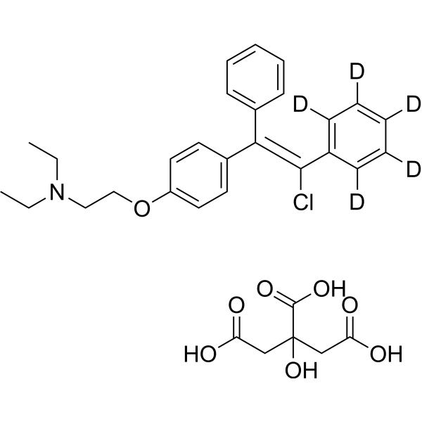 Zuclomiphene-d5 citrate 1795132-80-7